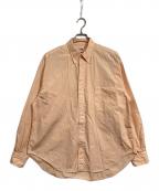 H BEAUTY&YOUTHエイチ ビューティー&ユース）の古着「ボタンダウンシャツ」｜オレンジ