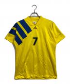 adidasアディダス）の古着「ゲームシャツ」｜イエロー