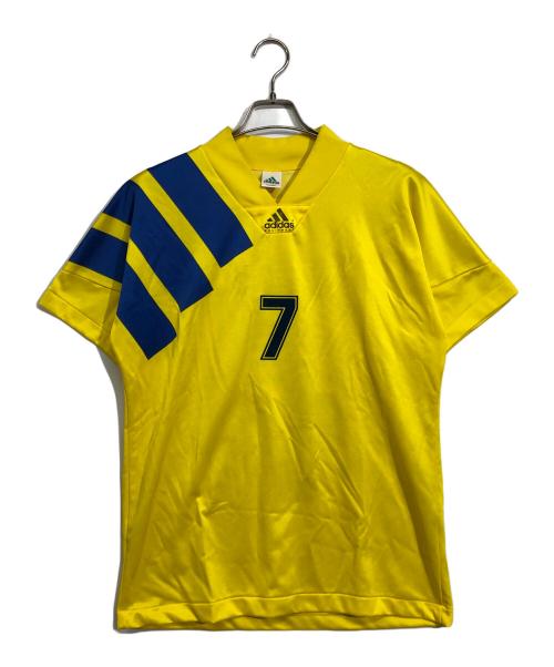 adidas（アディダス）adidas (アディダス) ゲームシャツ イエロー サイズ:Lの古着・服飾アイテム