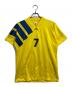adidas（アディダス）の古着「ゲームシャツ」｜イエロー