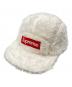 SUPREME（シュプリーム）の古着「Fuzzy Camp Cap」｜ホワイト