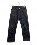 WACKO MARIAワコマリア）の古着「JOHNNY REGULAR FIT SELVEDGE JEANS Black」｜ブラック