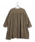 evam eva (エヴァムエヴァ) cotton tunic ブラウン サイズ:Free：5000円