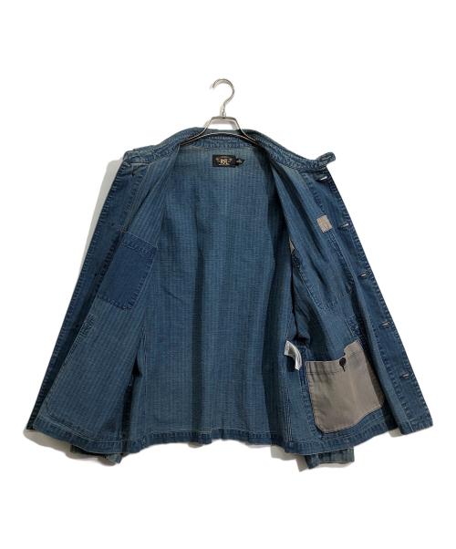 RRL（ダブルアールエル）RRL (ダブルアールエル) HBT DENIM CHORE JACKET インディゴ サイズ:XLの古着・服飾アイテム