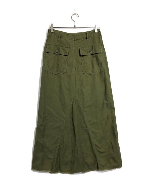 THE SHINZONE（ザ シンゾーン）THE SHINZONE (ザ シンゾーン) WASHED BAKER SKIRT グリーン サイズ:36の古着・服飾アイテム