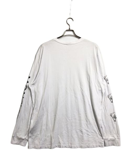 MONCLER（モンクレール）MONCLER (モンクレール) ロングスリーブカットソー ホワイト サイズ:3XLの古着・服飾アイテム