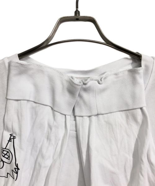 MONCLER（モンクレール）MONCLER (モンクレール) ロングスリーブカットソー ホワイト サイズ:3XLの古着・服飾アイテム