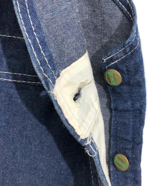 BIG SMITH（ビッグスミス）BIG SMITH (ビッグスミス) ヴィンテージデニムオーバーオール インディゴ サイズ:42/32の古着・服飾アイテム