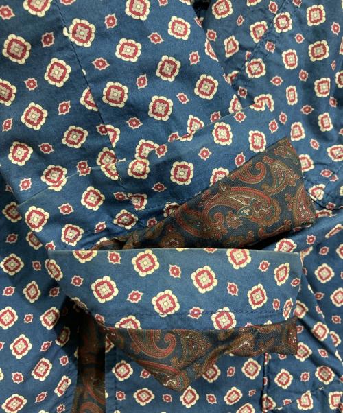 Engineered Garments（エンジニアドガーメンツ）Engineered Garments (エンジニアードガーメンツ) 小紋柄テーラードジャケット ネイビー サイズ:Mの古着・服飾アイテム