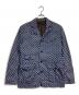 Engineered Garments（エンジニアードガーメンツ）の古着「小紋柄テーラードジャケット」｜ネイビー