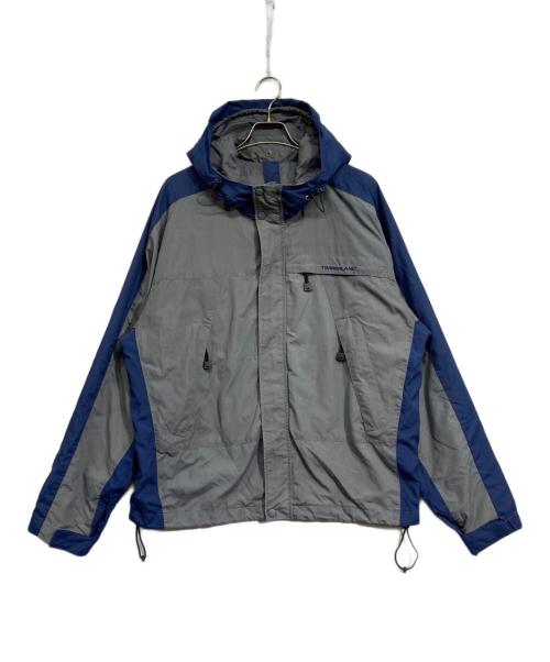 Timberland（ティンバーランド）Timberland (ティンバーランド) オールドマウンテンパーカー ブルー×グレー サイズ:XLの古着・服飾アイテム