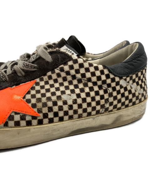 GOLDEN GOOSE（ゴールデングース）GOLDEN GOOSE (ゴールデングース) ハラコレザースニーカー ブラウン サイズ:45の古着・服飾アイテム