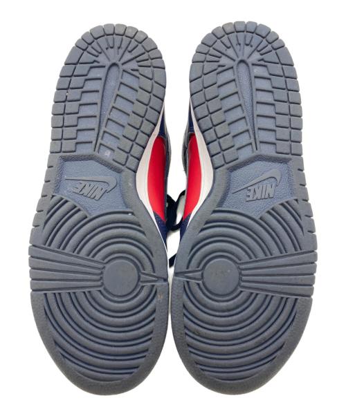 NIKE SB（ナイキエスビー）NIKE SB (ナイキエスビー) SUPREME (シュプリーム) Dunk High By Any Means ネイビー×レッド サイズ:24の古着・服飾アイテム