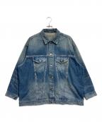 DANKE SCHONダンケ シェーン）の古着「オーバーサイズ デニムジャケット」｜ブルー