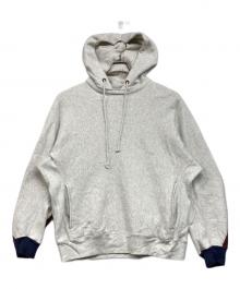 Champion×N.HOOLYWOOD（チャンピオン×エヌ ハリウッド）の古着「フーデッドスウェットシャツ」｜グレー