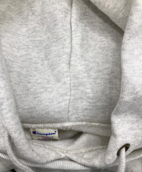 Champion（チャンピオン）Champion (チャンピオン) N.HOOLYWOOD (エヌ ハリウッド) フーデッドスウェットシャツ グレー サイズ:LARGEの古着・服飾アイテム