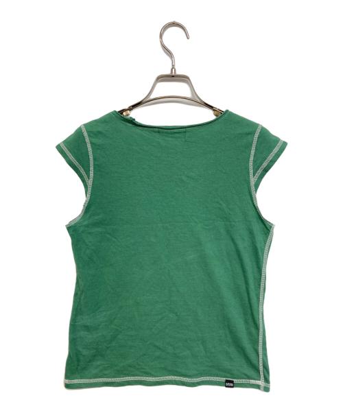 Hysteric Glamour（ヒステリックグラマー）Hysteric Glamour (ヒステリックグラマー) HG LEAGUE Tシャツ グリーン サイズ:Freeの古着・服飾アイテム