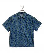 Patagoniaパタゴニア）の古着「A/C 90's アロハシャツ」｜ブルー×グリーン