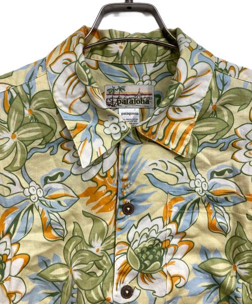 pataloha（パタロハ）pataloha (パタロハ) アロハシャツ イエロー×グリーン サイズ:Sの古着・服飾アイテム
