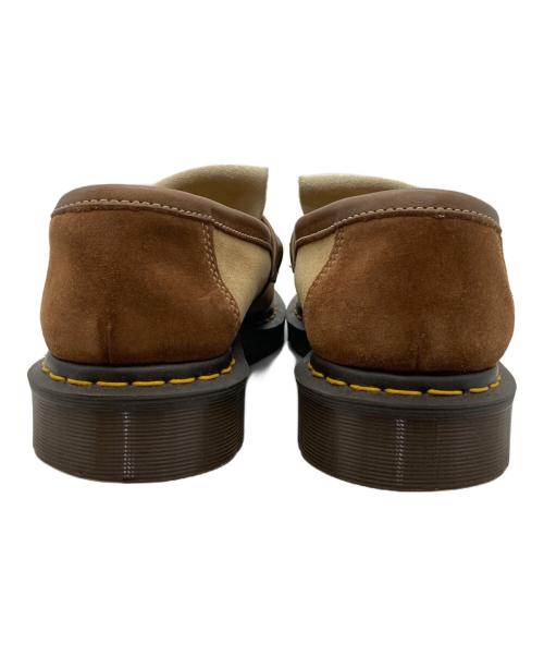 Dr.Martens（ドクターマーチン）Dr.Martens (ドクターマーチン) MIE ADR スウェードタッセルローファー ブラウン×ベージュ サイズ:10の古着・服飾アイテム