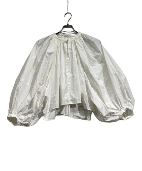 OWIL（アウル）OWIL (アウル) SWOLLEN SLEEVE SHIRT ホワイト サイズ:38の古着・服飾アイテム