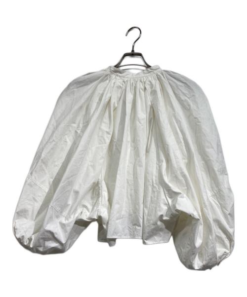 OWIL（アウル）OWIL (アウル) SWOLLEN SLEEVE SHIRT ホワイト サイズ:38の古着・服飾アイテム