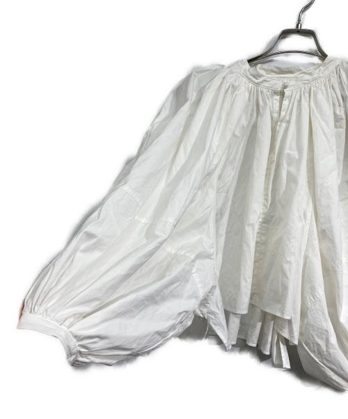 OWIL（アウル）OWIL (アウル) SWOLLEN SLEEVE SHIRT ホワイト サイズ:38の古着・服飾アイテム