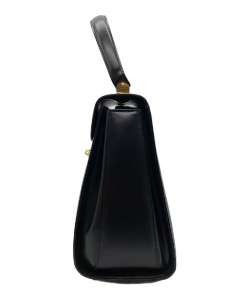 BALLY（バリー）BALLY (バリー) ワンハンドルバッグ ブラック×ゴールドの古着・服飾アイテム