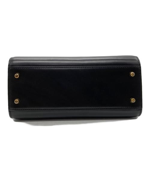 BALLY（バリー）BALLY (バリー) ワンハンドルバッグ ブラック×ゴールドの古着・服飾アイテム