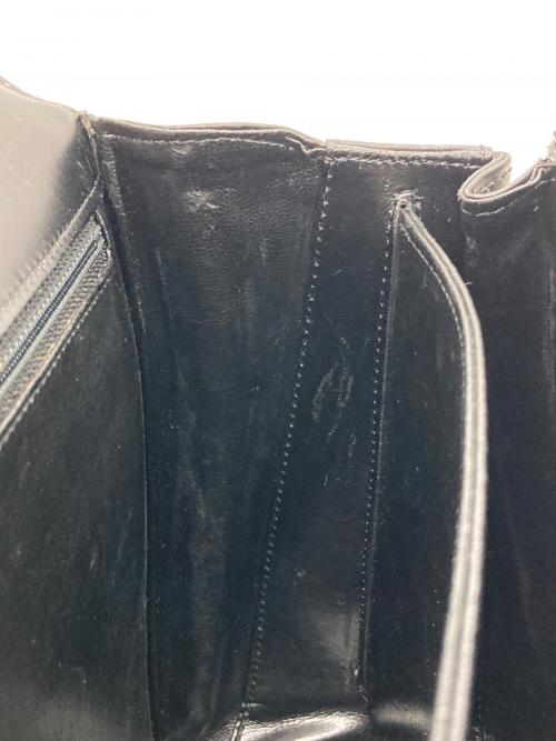 BALLY（バリー）BALLY (バリー) ワンハンドルバッグ ブラック×ゴールドの古着・服飾アイテム