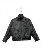 MORGAN MEMPHIS BELLEモーガン メンフィス ベル）の古着「フレンチボマーレザージャケット」｜ブラック