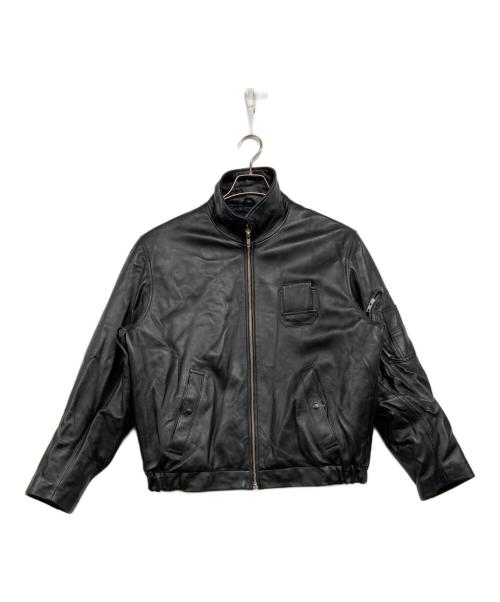 MORGAN MEMPHIS BELLE（モーガン メンフィス ベル）MORGAN MEMPHIS BELLE (モーガン メンフィス ベル) フレンチボマーレザージャケット ブラック サイズ:Mの古着・服飾アイテム