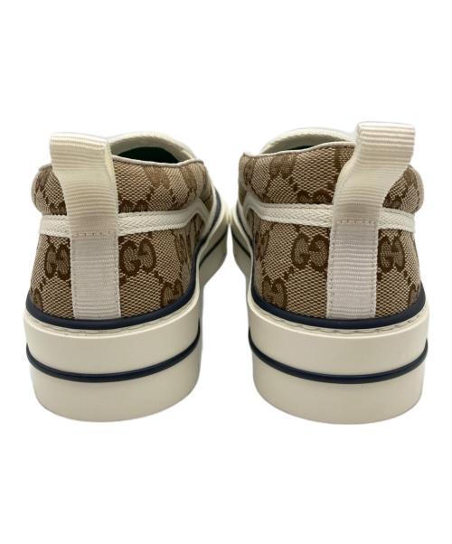 GUCCI（グッチ）GUCCI (グッチ) GGアップルローカットスニーカー ホワイト サイズ:6 1/2の古着・服飾アイテム