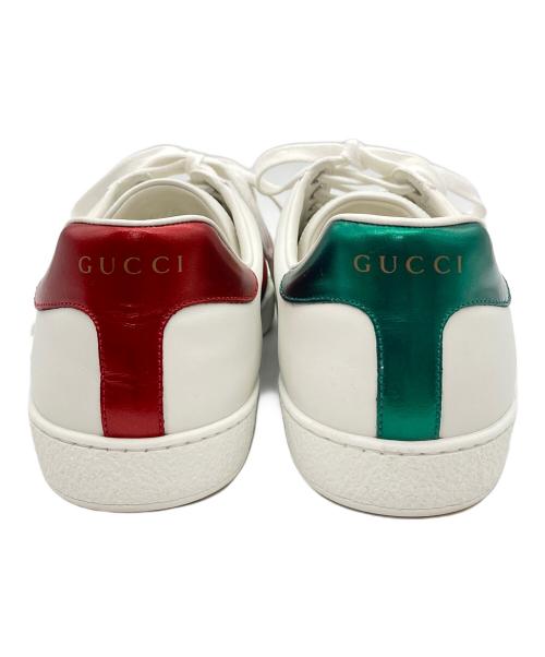 GUCCI（グッチ）GUCCI (グッチ) GGアップルローカットスニーカー ホワイト サイズ:6 1/2の古着・服飾アイテム