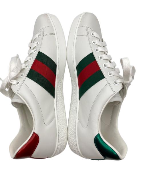GUCCI（グッチ）GUCCI (グッチ) GGアップルローカットスニーカー ホワイト サイズ:6 1/2の古着・服飾アイテム