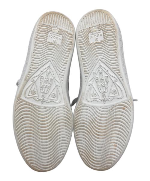 GUCCI（グッチ）GUCCI (グッチ) GGアップルローカットスニーカー ホワイト サイズ:6 1/2の古着・服飾アイテム