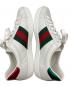 中古・古着 GUCCI (グッチ) GGアップルローカットスニーカー ホワイト サイズ:6 1/2：25000円