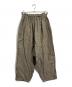 pas de calais（パドカレ）の古着「リネンサルエルパンツ」｜ブラウン