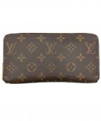 LOUIS VUITTONルイ ヴィトン）の古着「ラウンドジップウォレット」｜ブラウン
