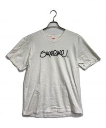 SUPREME（シュプリーム）の古着「ハンドスタイルT」｜ホワイト