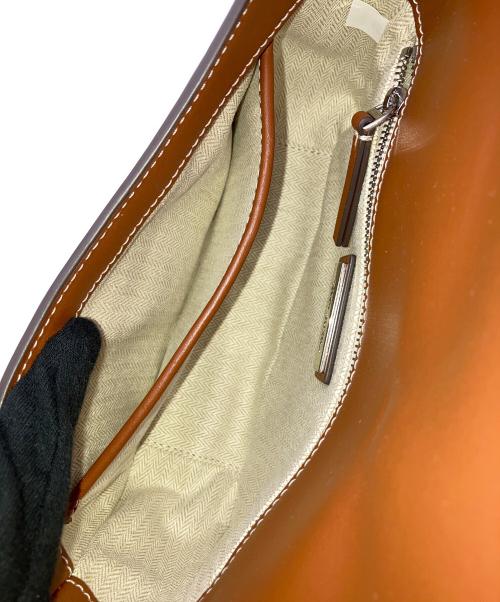 TORY BURCH（トリーバーチ）TORY BURCH (トリーバーチ) キャンバスショルダーバッグ ベージュ×ブラックの古着・服飾アイテム