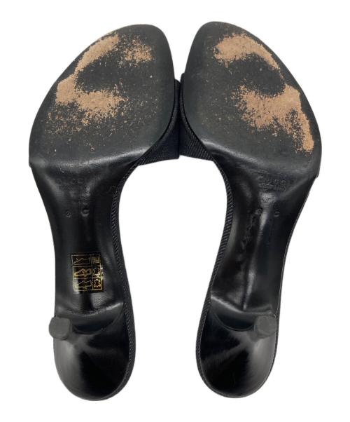 GUCCI（グッチ）GUCCI (グッチ) デニムパンプス ブラック サイズ:8Cの古着・服飾アイテム