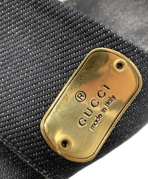 GUCCI（グッチ）GUCCI (グッチ) デニムパンプス ブラック サイズ:8Cの古着・服飾アイテム