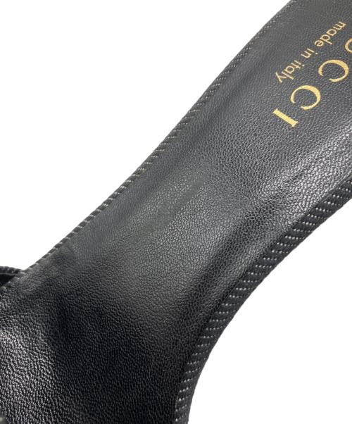 GUCCI（グッチ）GUCCI (グッチ) デニムパンプス ブラック サイズ:8Cの古着・服飾アイテム