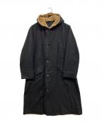 Yohji Yamamoto pour hommeヨウジヤマモト プールオム）の古着「モッズコート」｜ブラウン×ブラック