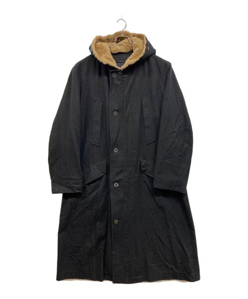 Yohji Yamamoto pour homme（ヨウジヤマモト プールオム）Yohji Yamamoto pour homme (ヨウジヤマモト プールオム) モッズコート ブラウン×ブラック サイズ:4の古着・服飾アイテム