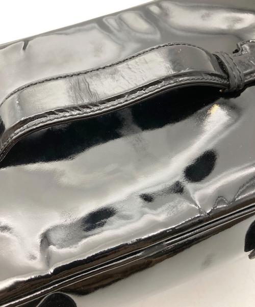 CHANEL（シャネル）CHANEL (シャネル) ココマークエナメルバニティバッグ ブラックの古着・服飾アイテム