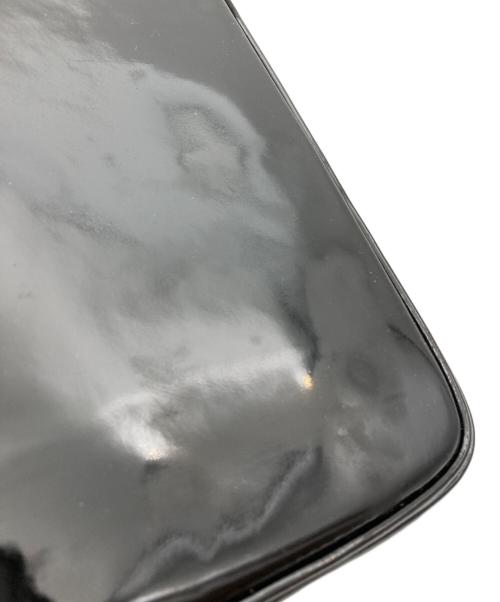 CHANEL（シャネル）CHANEL (シャネル) ココマークエナメルバニティバッグ ブラックの古着・服飾アイテム