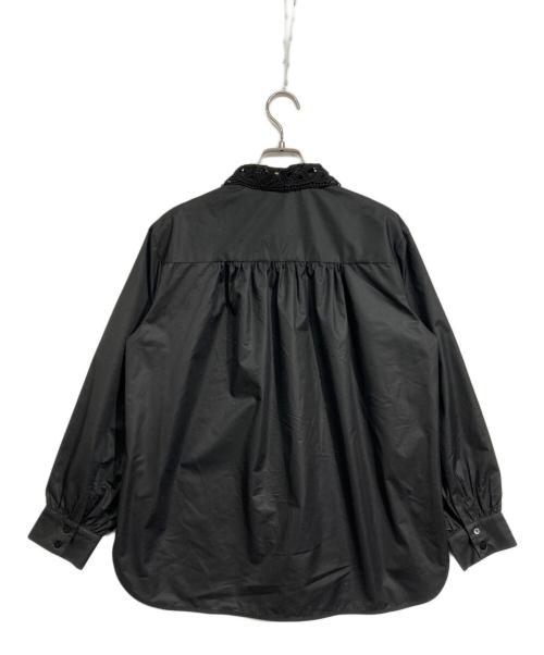 ROSIEE（ロージー）ROSIEE (ロージー) レース付け衿2WAYシャツ ブラック サイズ:Freeの古着・服飾アイテム