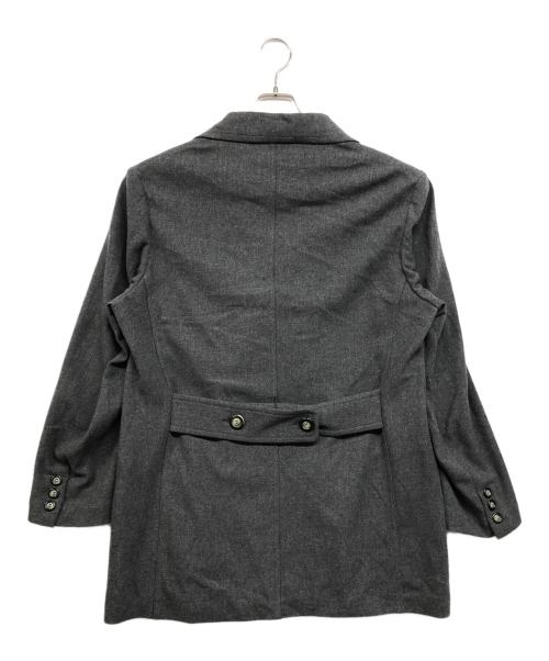 GIORGIO ARMANI（ジョルジョアルマーニ）GIORGIO ARMANI (ジョルジョアルマーニ) ダブルジャケット グレー サイズ:52の古着・服飾アイテム